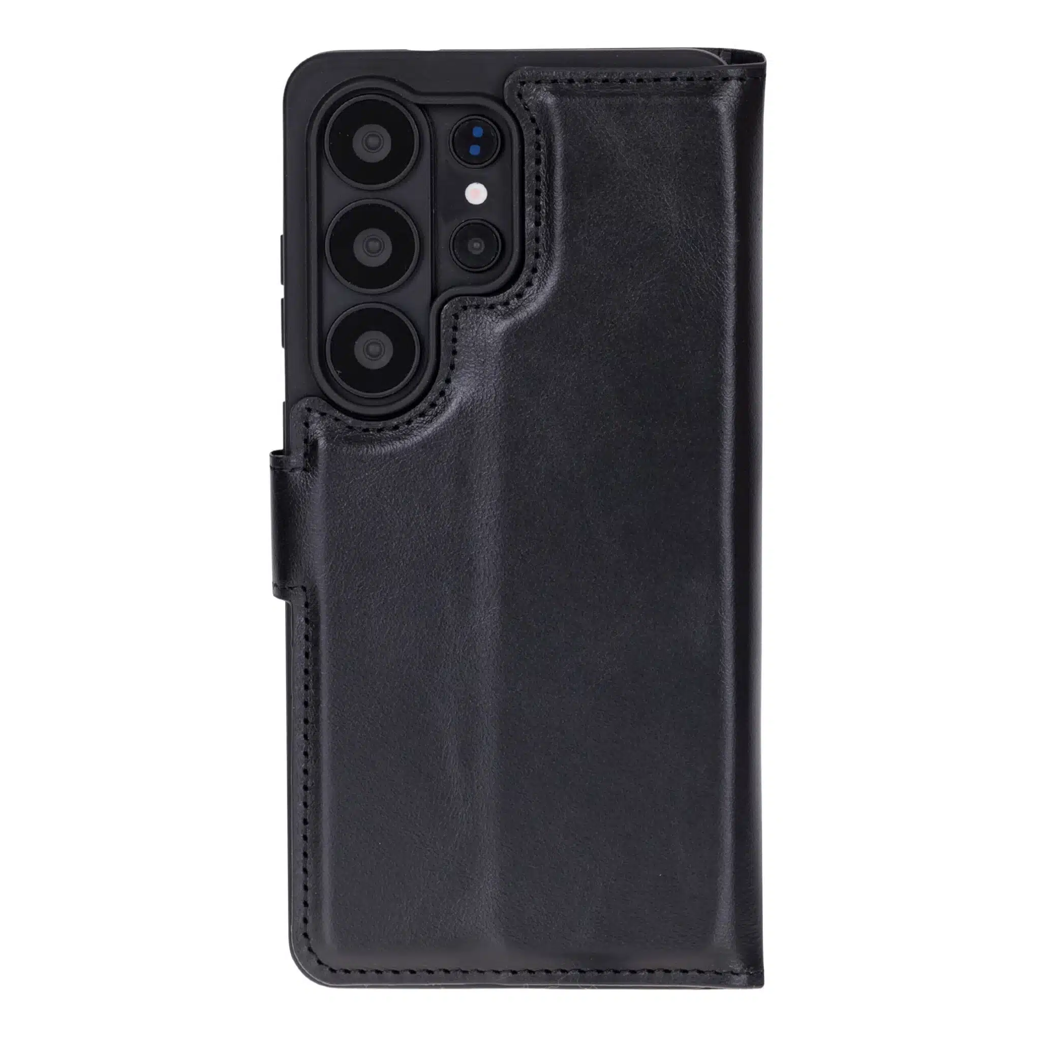 Solidenz Moda Book Samsung Galaxy S26 Ultra echt leren hoesje – Zwart - Afbeelding 5