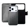 Cityhoesje-2-in-1Bookcase-6 Pasjes-iPhone 17 Pro-18 Pro-Zwart - Thumbnail Image 1