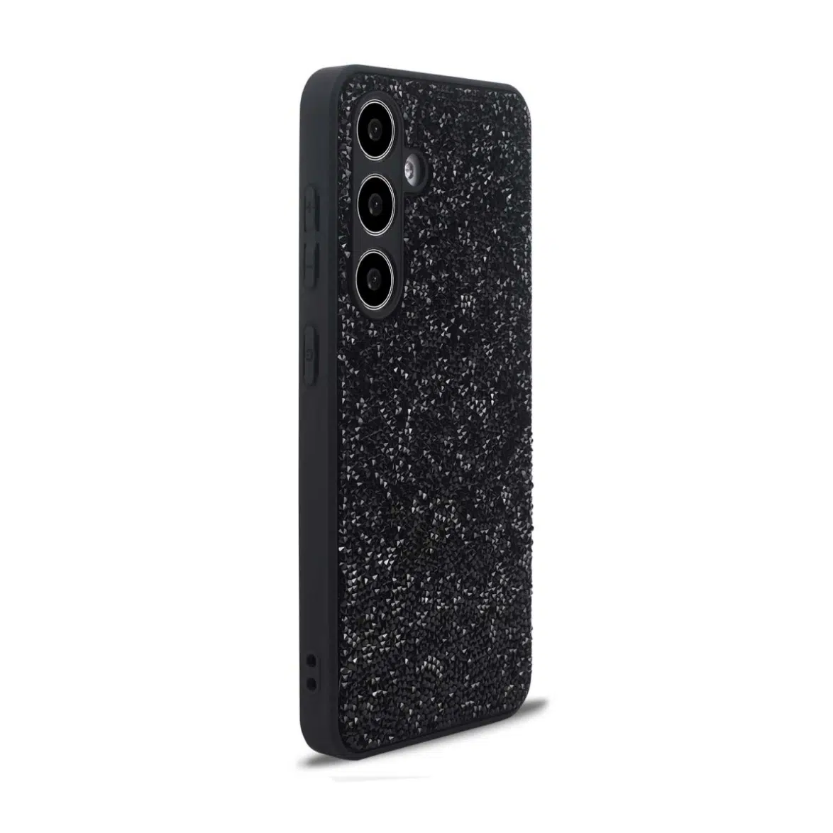 Cityhoesje - Backcover Glitter Hoesje - Geschikt voor Samsung A57 - Zwart - Afbeelding 4