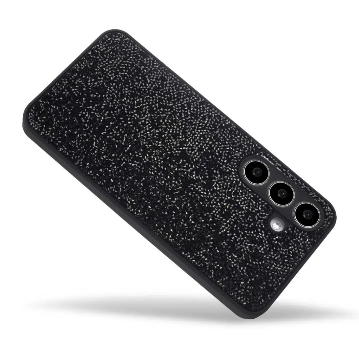 Cityhoesje - Backcover Glitter Hoesje - Geschikt voor Samsung A57 - Zwart - Afbeelding 5