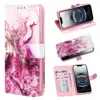 Casemania Samsung A57-37-Bookcase- Marmer Paars-1-Cityhoesje.nl