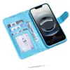 Casemania Samsung A57-37-Bookcase-Roze Blauw-2