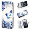 Casemania Samsung A57-37-Bookcase- Vlider Blauw-1-Cityhoesje.nl
