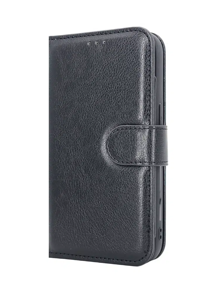 Multiple Pockets Magnetic 2 in 1 Wallet Iphone 17 Pro-Zwart-3-Cityhoesje.nl