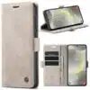 Solidenz Urban Book - Geschikt voor Samsung Galaxy A56 hoesje – Beige - Thumbnail Image 1