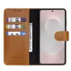 CaseMania-Bookcase Leer-Magsafe-Samsung A57-Light Bruin-4