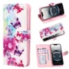 Casemania Samsung A57-37-Bookcase-Bloemen Vlider Roze-1-Cityhoesje.nl