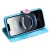 Casemania Samsung A57-37-Bookcase-Roze Blauw-3