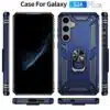 Cityhoesje-Samsung S26-Kickstand Ring Armor-Blauw-5-Cityhoesje.nl
