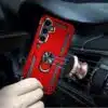 Cityhoesje-Samsung S26-Kickstand Ring Armor-Rood-2-Cityhoesje.nl