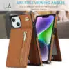 Fashion-Portemonnee-hoesje-met-koord-iPhone-13-Bruin-4