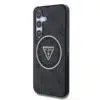 Guess IML 4G Glitter en Triangle Logo met MagSafe Samsung Galaxy S25 – Grijs - Thumbnail Image 4
