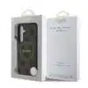 Guess PU Leer 4G Logo met MagSafe Samsung Galaxy S25 – Bruin - Thumbnail Image 6