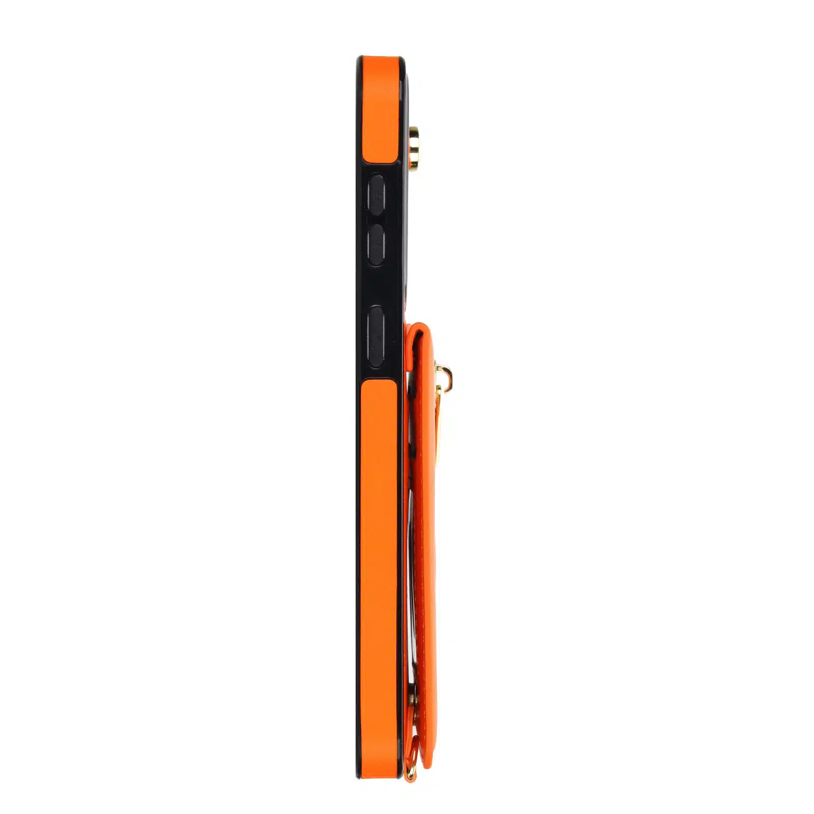 Solidenz Fashion Portemonnee hoesje met koord Samsung Galaxy A57 – Oranje - Afbeelding 8