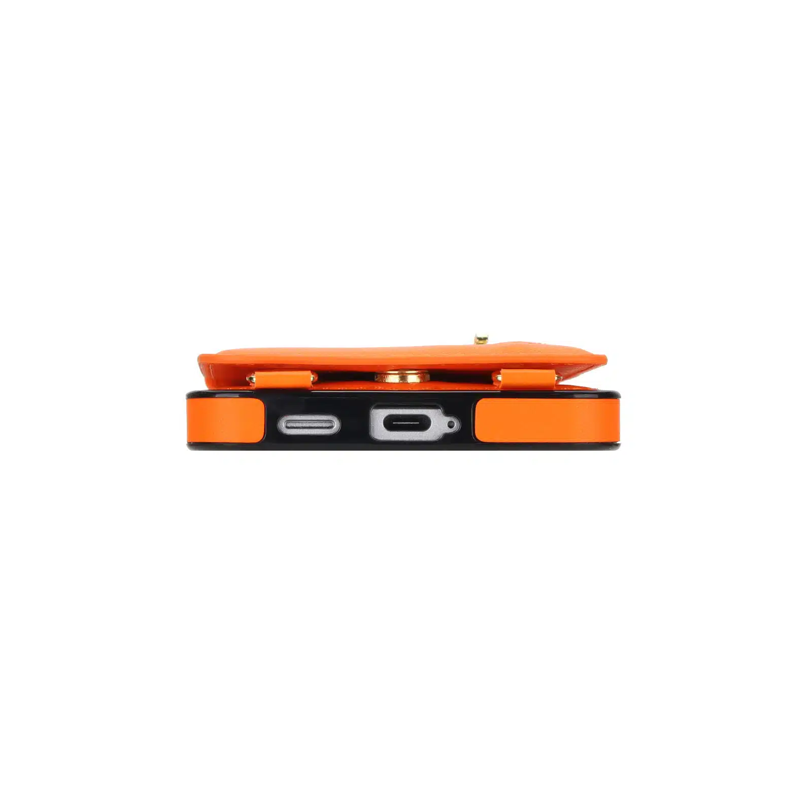 Solidenz Fashion Portemonnee hoesje met koord Samsung Galaxy A57 – Oranje - Afbeelding 9