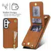Solidenz Fashion Portemonnee hoesje met koord Samsung Galaxy A57 – Bruin - Thumbnail Image 2