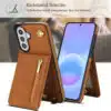 Solidenz Fashion Portemonnee hoesje met koord Samsung Galaxy A57 – Bruin - Thumbnail Image 5