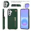 Solidenz Fashion Portemonnee hoesje met koord Samsung Galaxy A57 – Groen - Thumbnail Image 4