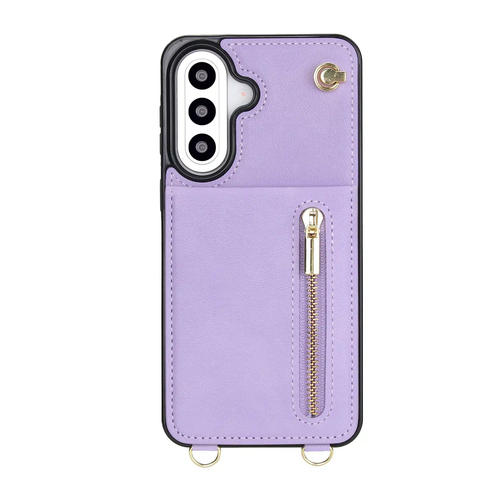 Solidenz Fashion Portemonnee hoesje met koord Samsung Galaxy A57 – Paars - Afbeelding 7