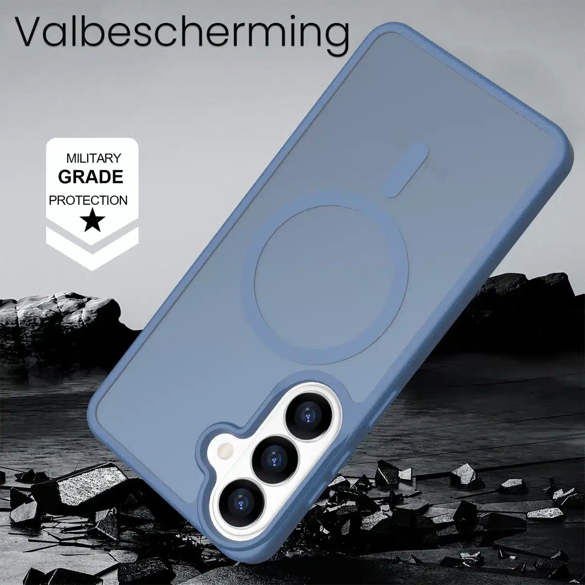 Solidenz FrostMag Samsung Galaxy S26 Plus hoesje – Donker Blauw - Afbeelding 6