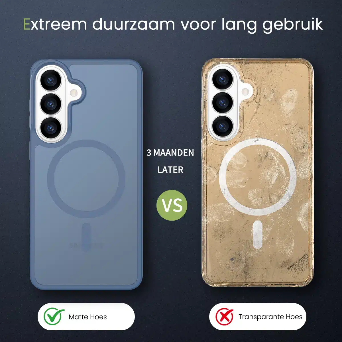 Solidenz FrostMag Samsung Galaxy S26 Plus hoesje – Donker Blauw - Afbeelding 7