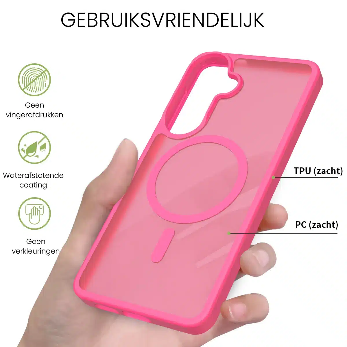 Solidenz FrostMag Samsung Galaxy S26 Plus hoesje – Rood - Afbeelding 2