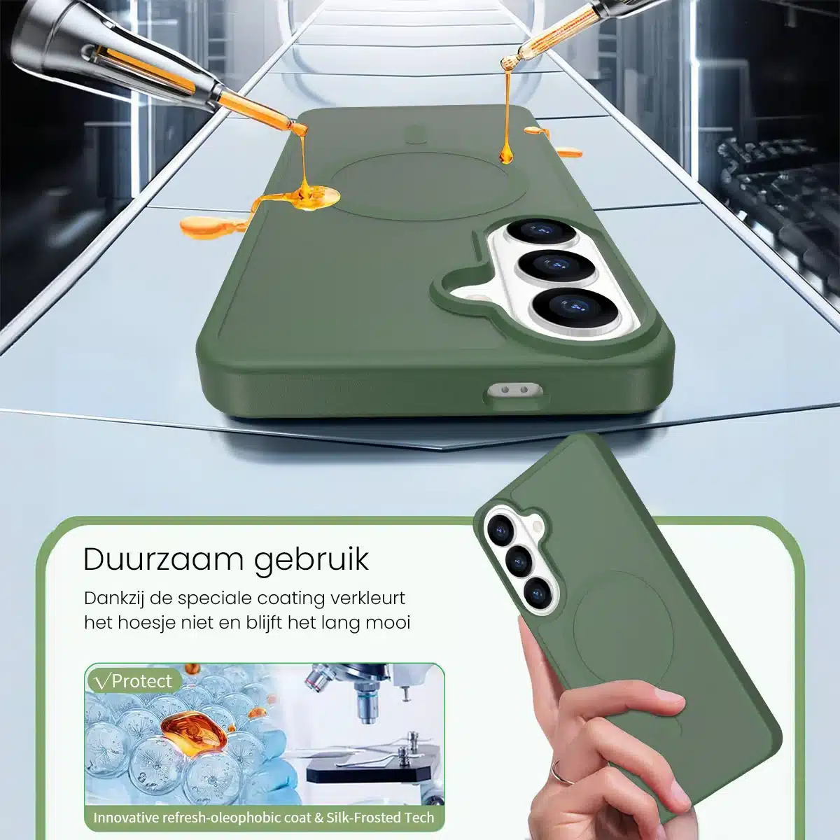 Solidenz FrostMag Samsung Galaxy S26 Plus hoesje – Groen - Afbeelding 5
