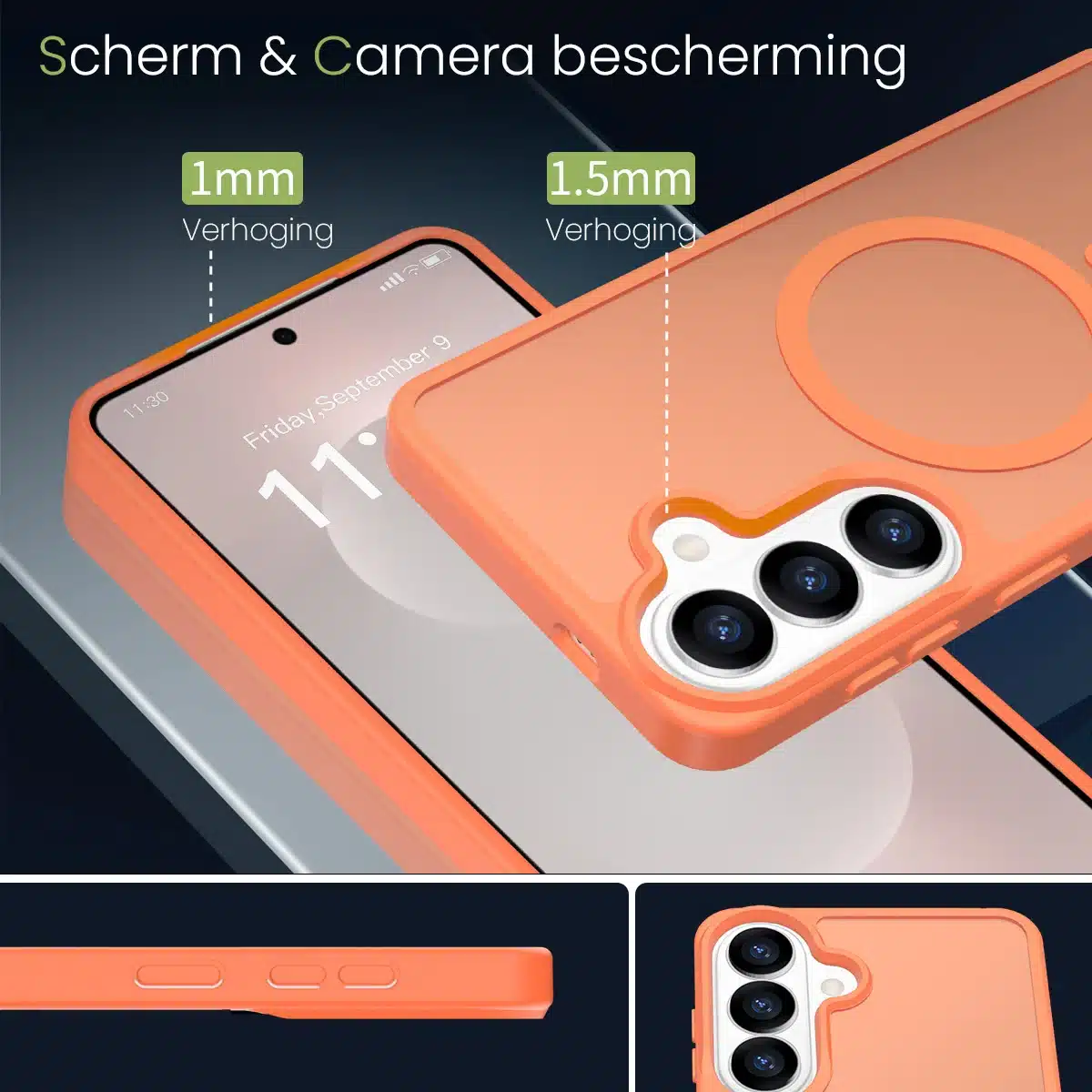 Solidenz FrostMag Samsung Galaxy S26 Plus hoesje – Oranje - Afbeelding 3