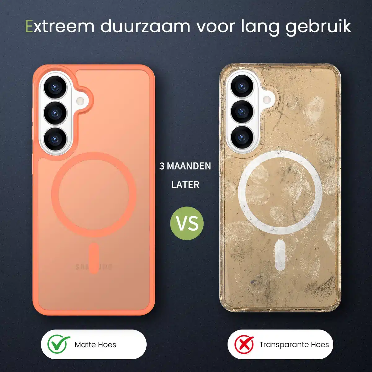 Solidenz FrostMag Samsung Galaxy S26 Plus hoesje – Oranje - Afbeelding 7