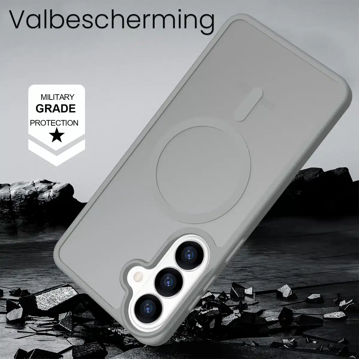 Solidenz FrostMag Samsung Galaxy S26 Plus hoesje – Grijs - Afbeelding 6