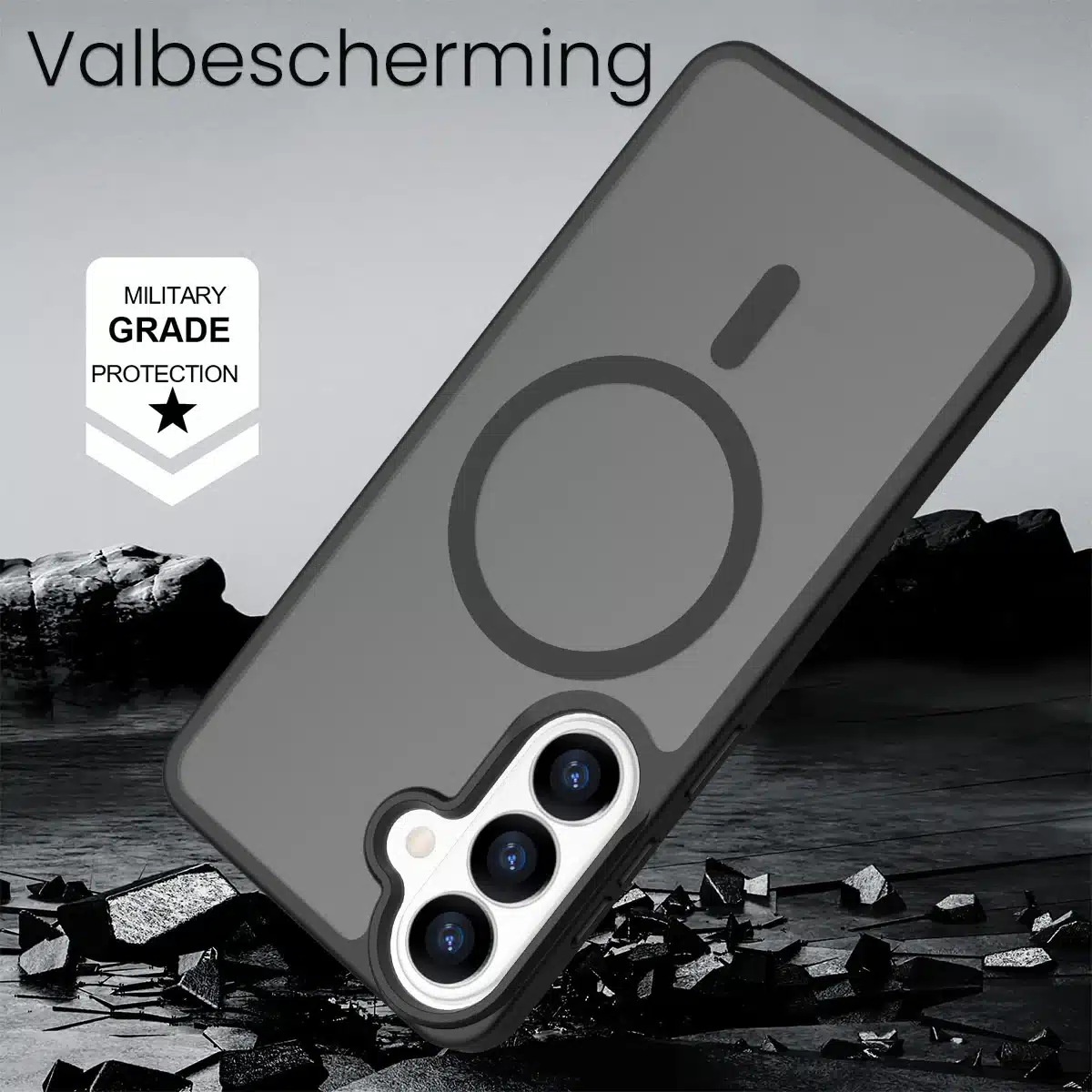 Solidenz FrostMag Samsung Galaxy S26 Plus hoesje – Zwart - Afbeelding 6