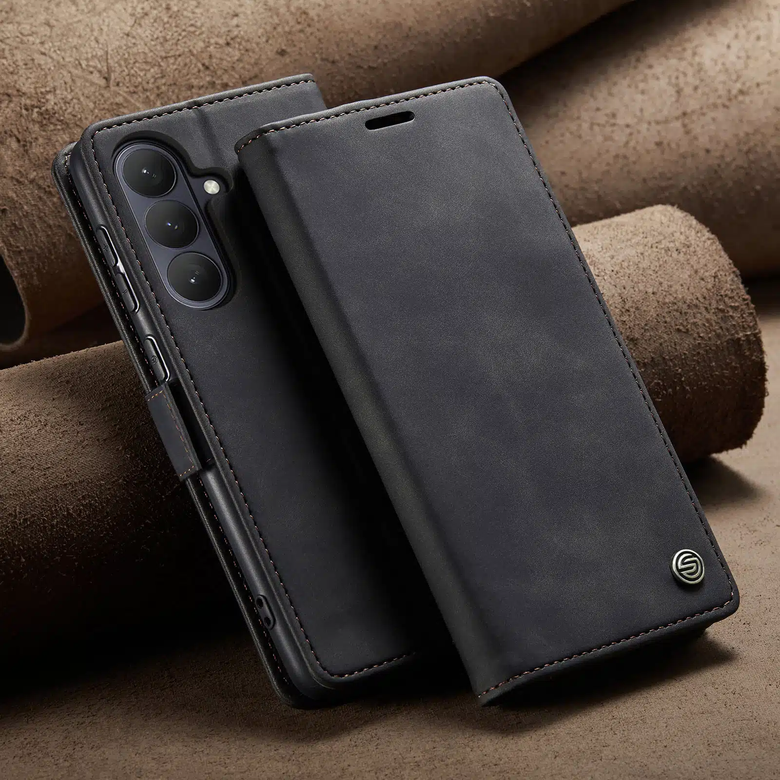 Solidenz Urban Book Samsung Galaxy S26 Plus hoesje – Zwart - Afbeelding 10