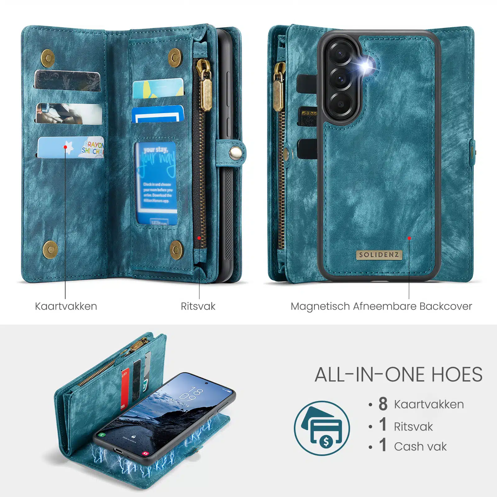 Solidenz-Urban-Wallet-Samsung-Galaxy-A57-hoesje-Blauw-2