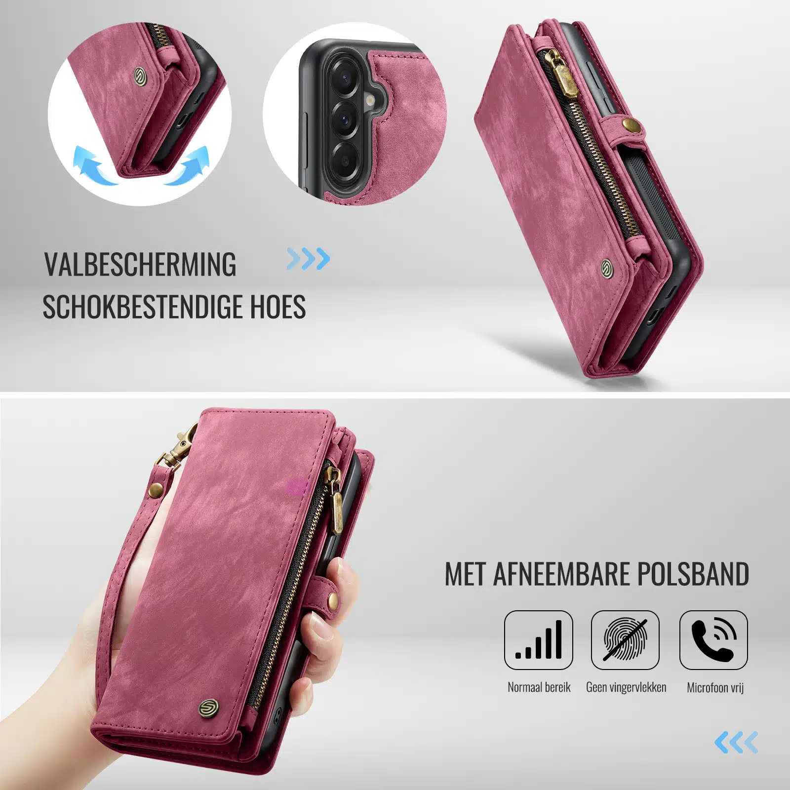 Solidenz-Urban-Wallet-Samsung-Galaxy-A57-hoesje-Rood-3