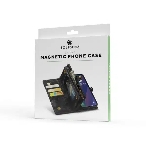 Solidenz Backcover - Urban Wallet Geschikt voor Samsung A57 hoesje – Zwart - Afbeelding 9