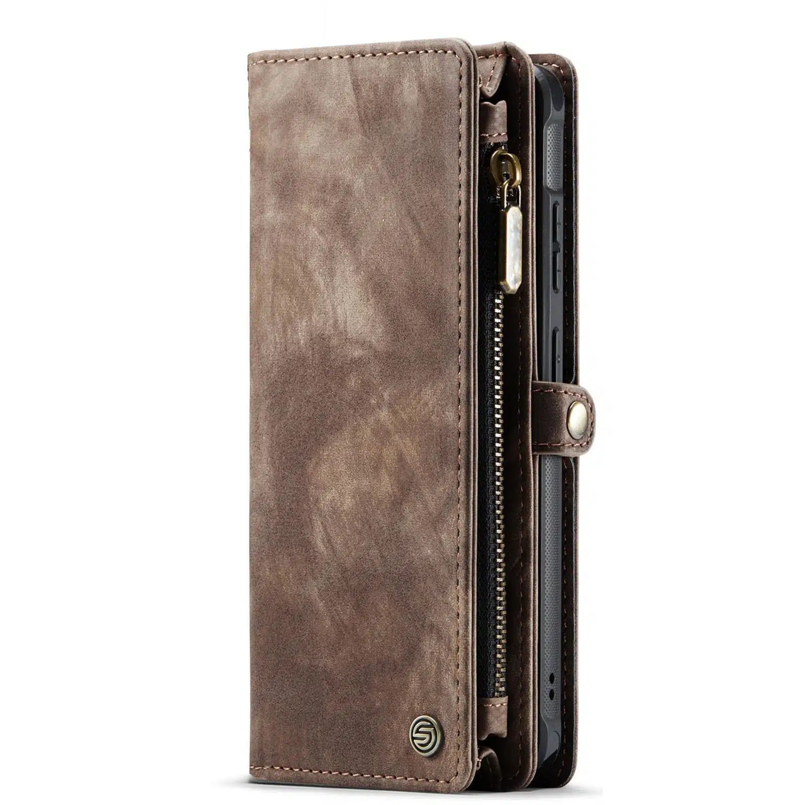 Solidenz Urban Wallet Samsung Galaxy S26 Plus hoesje – Bruin - Afbeelding 2