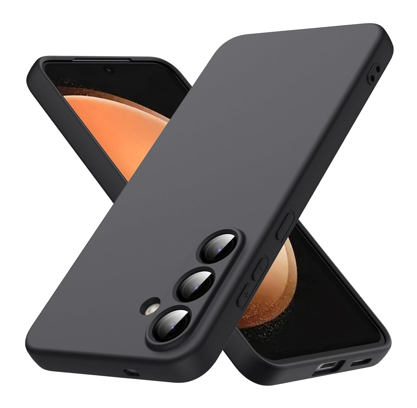 Cityhoesje - Backcover Geschikt voor Samsung Galaxy A27 - Zwart - Afbeelding 1