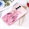 Cityhoesje Backcover geschikt voor Samsung A57 – Print Marmer Paars - Thumbnail Image 2