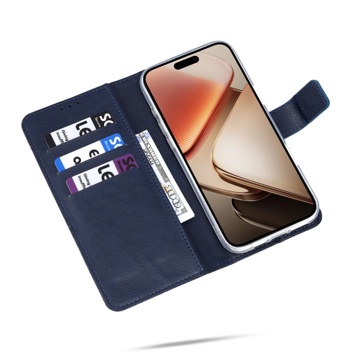 Cityhoesje - Backcover Geschikt voor Samsung Galaxy A27 - Donkerblauw - Afbeelding 4