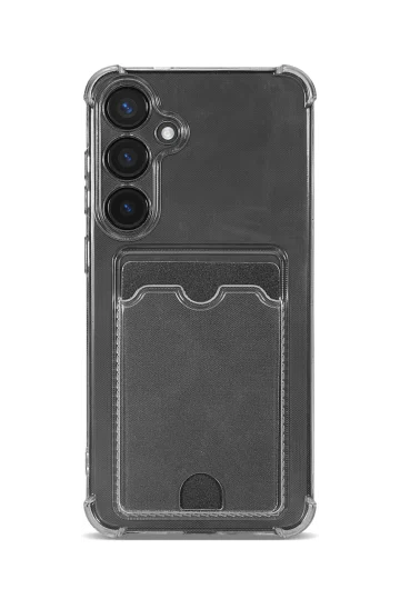 Cityhoesje - Backcover - With Cards - Geschikt voor Samsung A27 - Transparant - Afbeelding 2