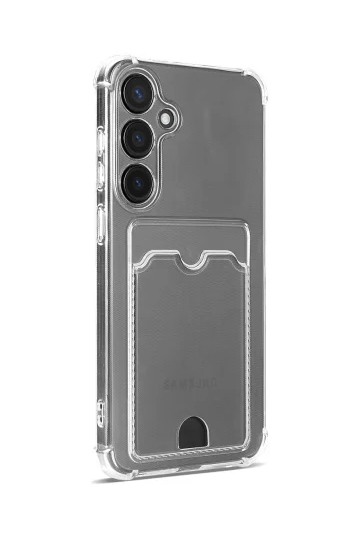 Cityhoesje - Backcover - With Cards - Geschikt voor Samsung A27 - Transparant - Afbeelding 3