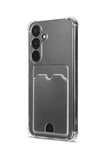 Cityhoesje - Backcover - With Cards - Geschikt voor Samsung A27 - Transparant - Afbeelding 4