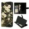 Iphone-14 Pro-Bookcase- Bloemen Geel-1-Cityhoesje.nl