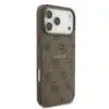 Guess-iPhone17 Pro Max-18 Pro Max Backcover-MagSafe PU Leather-4G Classic Logo-Bruin - Thumbnail Image 4