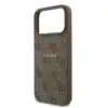 Guess-iPhone17 Pro Max-18 Pro Max Backcover-MagSafe PU Leather-4G Classic Logo-Bruin - Thumbnail Image 5