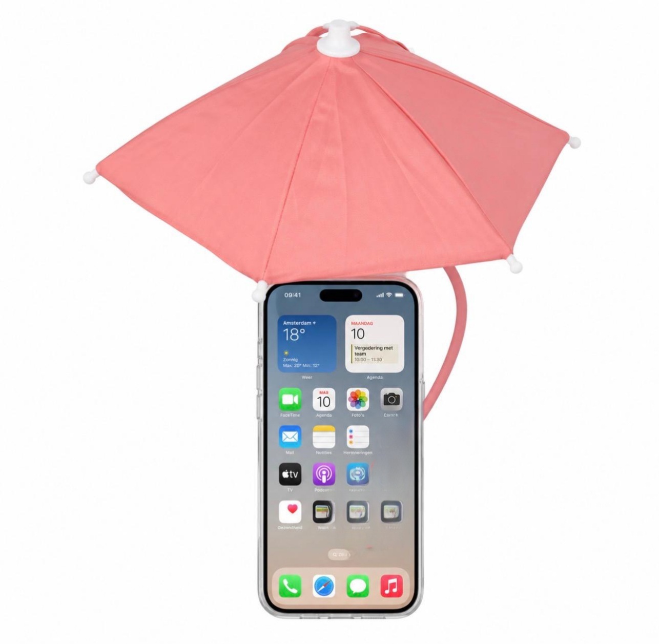 Zanaé MagSafe Telefoonparaplu - Roze - Afbeelding 1