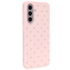 Cityhoesje - Samsung S25 FE - Hart Patroon High Quality Silicone Case - Zalm - Thumbnail Image 2