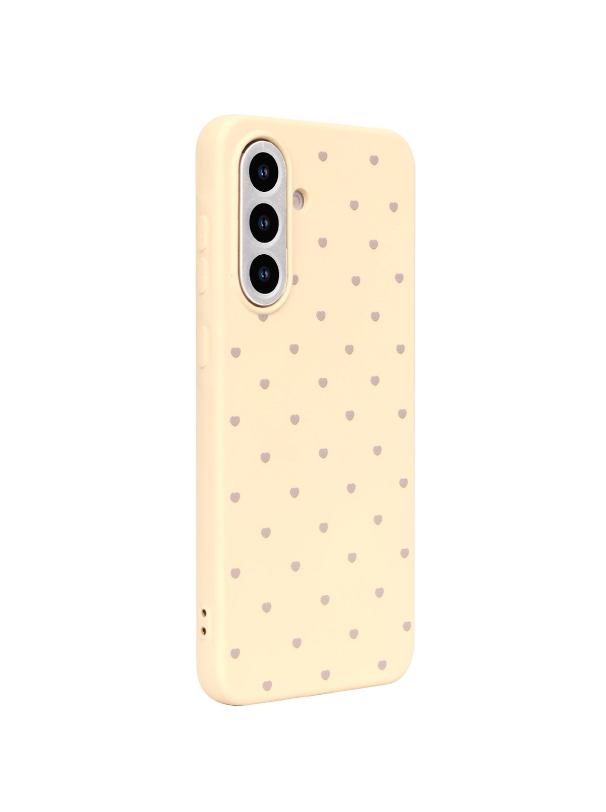 Cityhoesje  - Samsung S25 FE - Hart Patroon High Quality Silicone Case - Geel - Afbeelding 2
