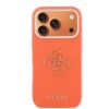 Guess-iPhone 17 Pro-18 Pro-Backcover-Saffiano Leather-4G Resin Logo-Oranje - Thumbnail Image 3