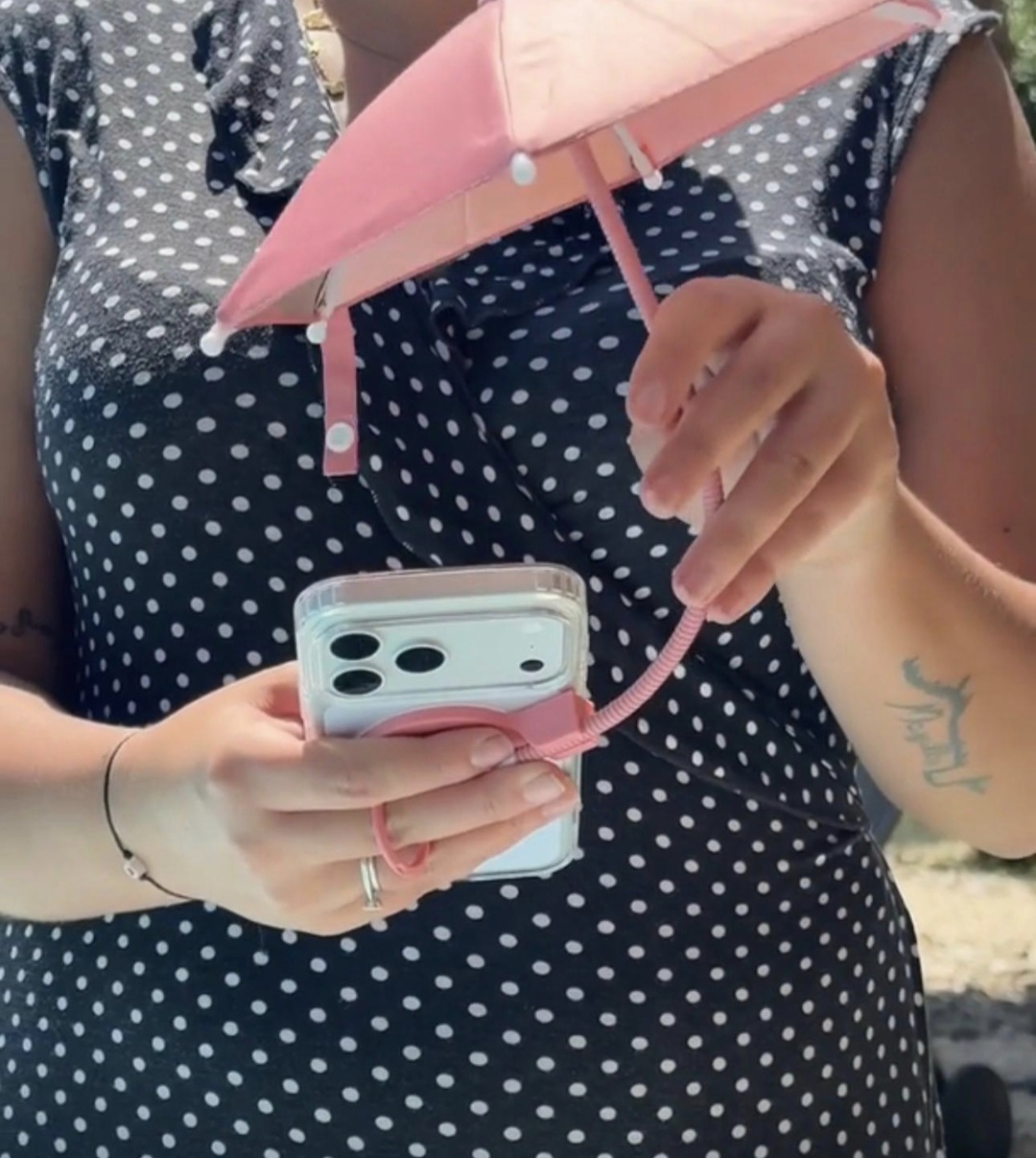 Zanaé MagSafe Telefoonparaplu - Roze - Afbeelding 3